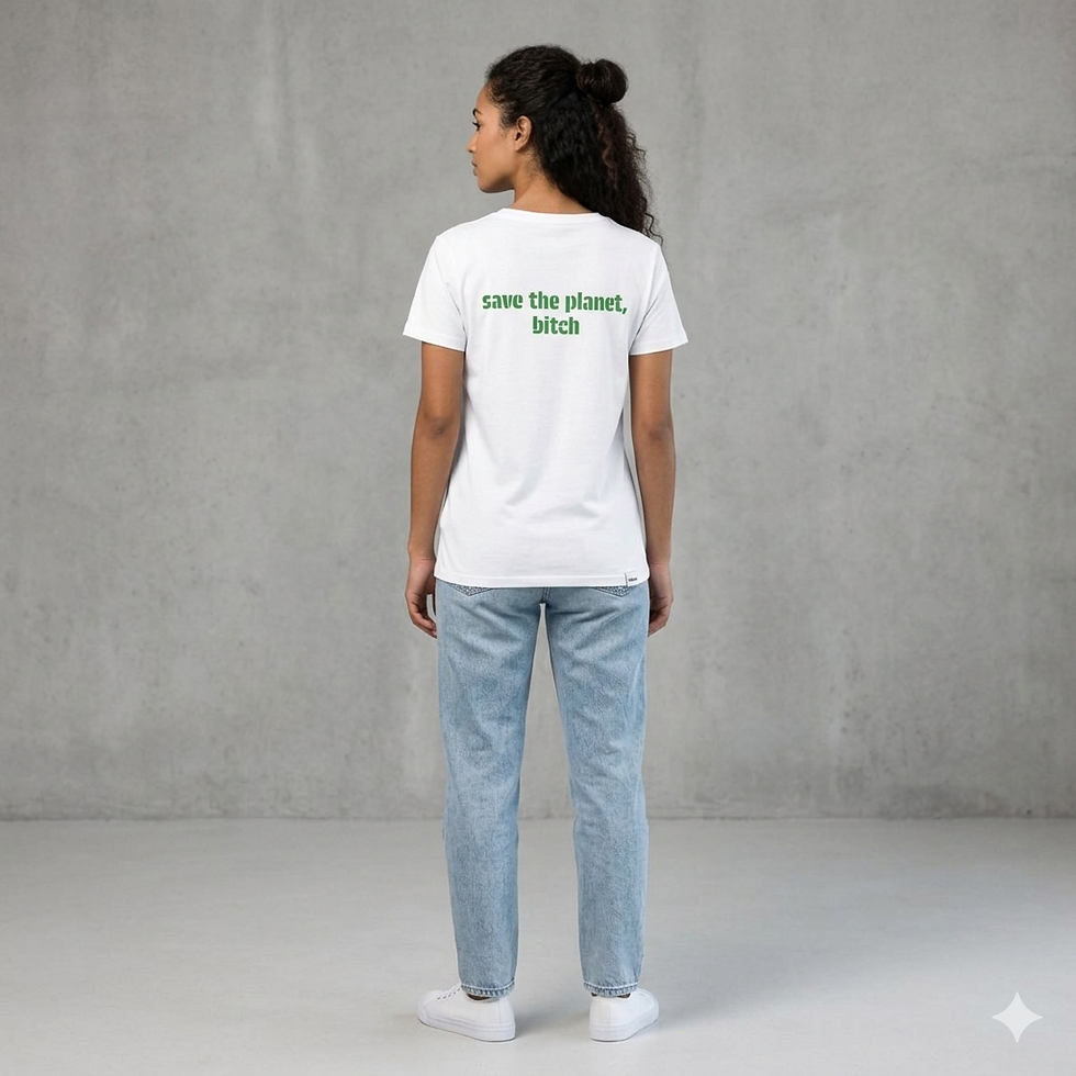Thumbnail: Save the Planet, Bitch T-Shirt — Women's Eco-Friendly Graphic Tee