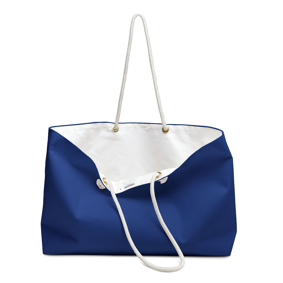 Thumbnail: Clean Dark Blue MONKII Weekender Bag