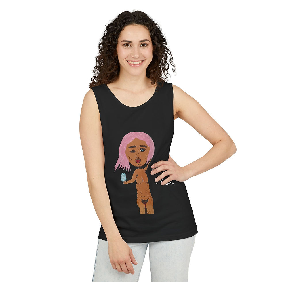 Thumbnail: Trendy 'Fuck it' Unisex Tank Top - Unique MONKII Design
