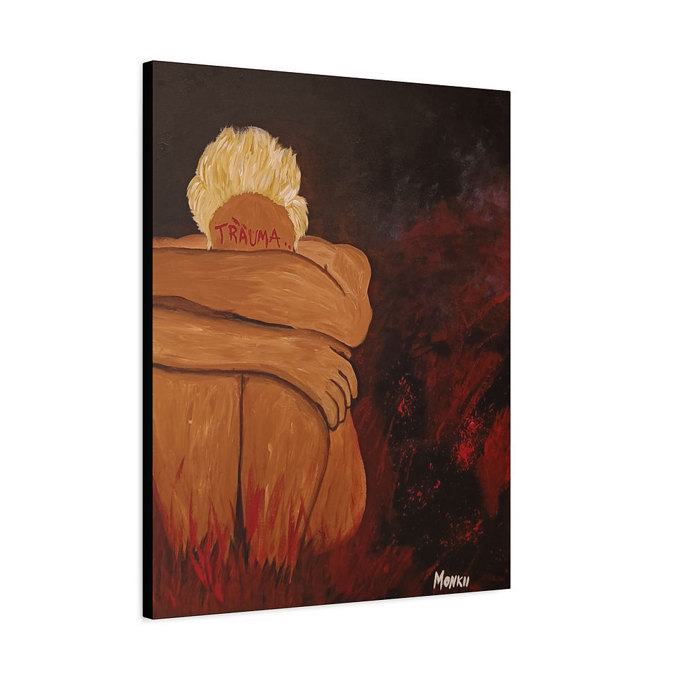 Thumbnail: "Smile, Baby" | Powerful Canvas Art Print — Beautiful Wall Art