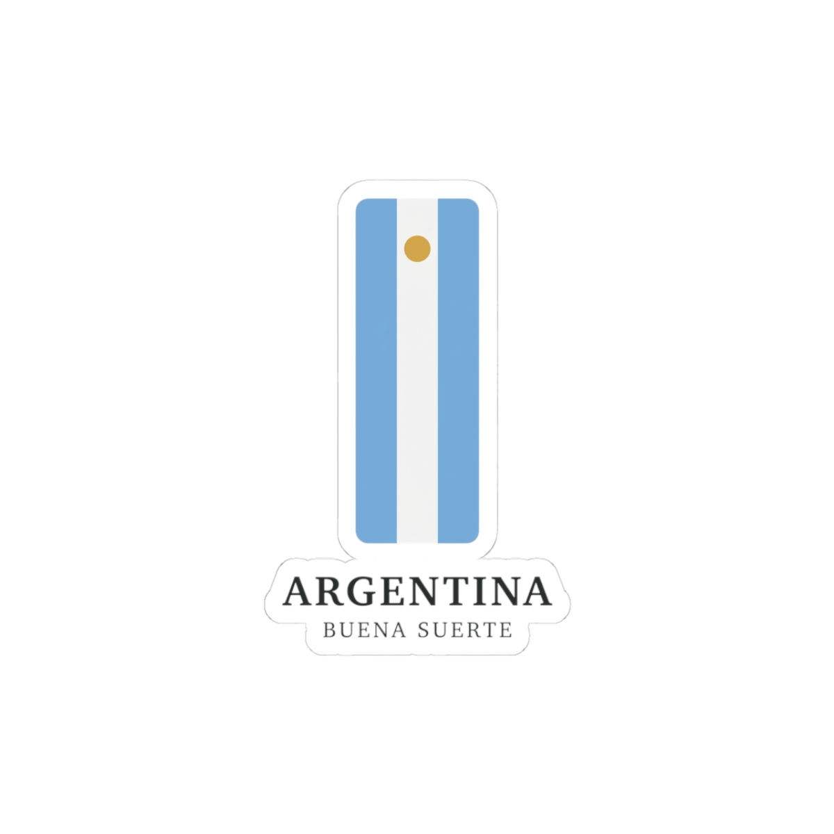 Argentina Soccer Kiss-Cut Stickers
