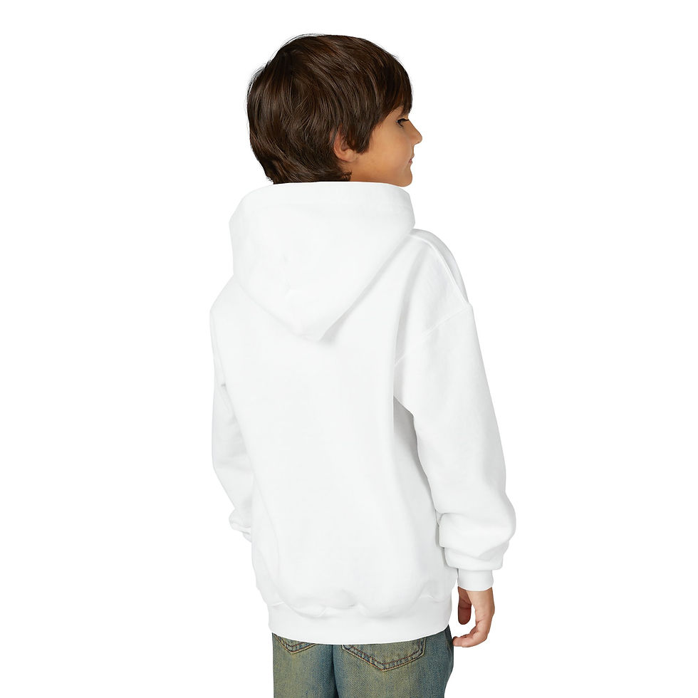 Thumbnail: Youth Hoodie — Minimal MONKII Logo Pullover