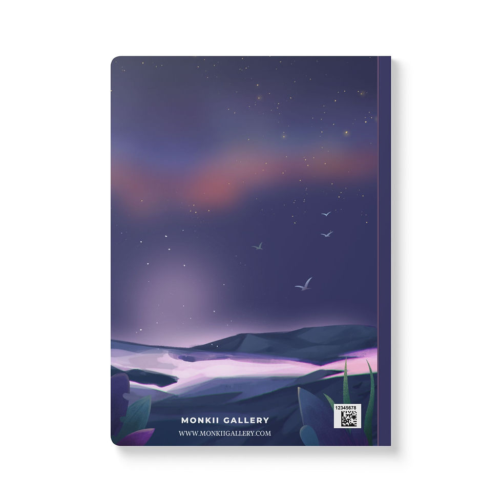 Thumbnail: My Daily Journal — Softcover Starry Night Daily Journal