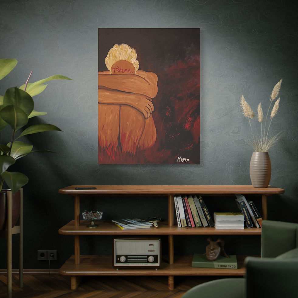 Thumbnail: "Smile, Baby" | Powerful Canvas Art Print — Beautiful Wall Art