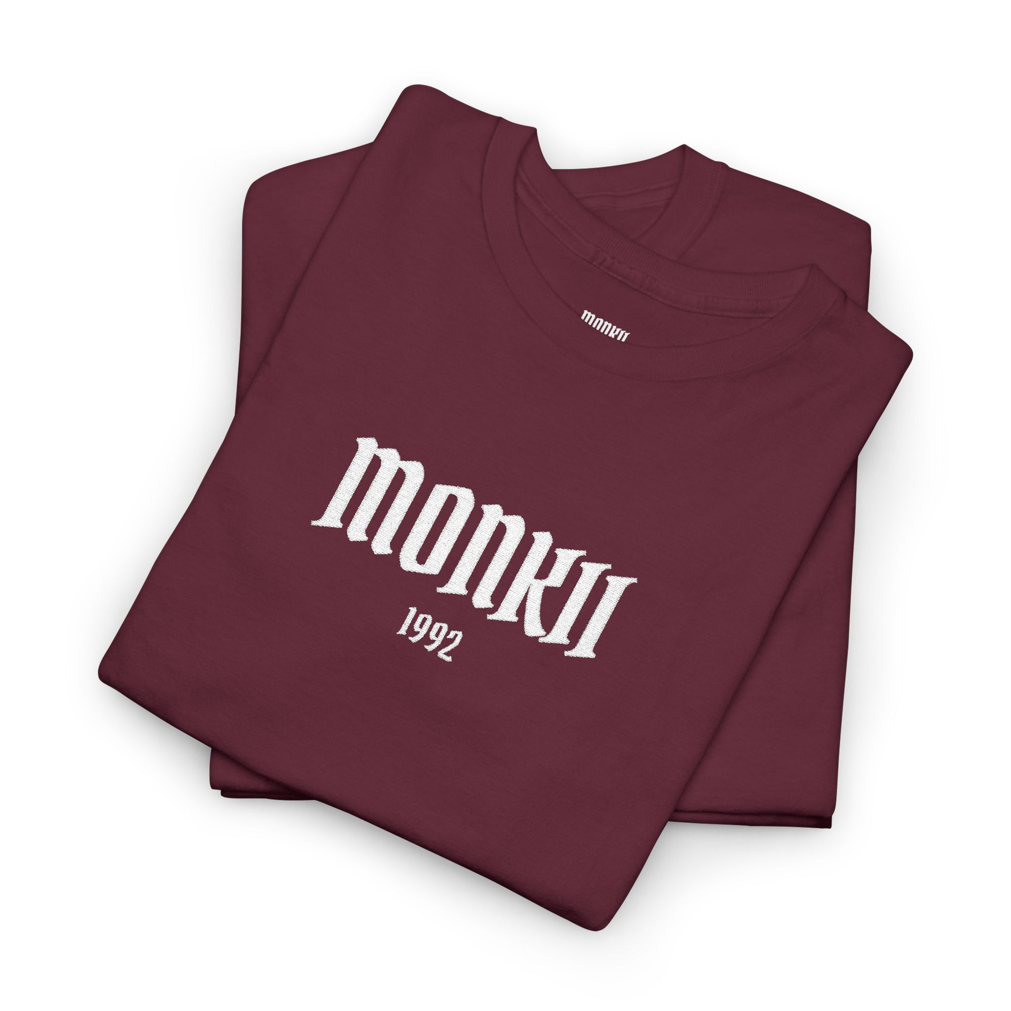 MONKII 1992 Tee — Vintage Gothic Logo T-Shirt