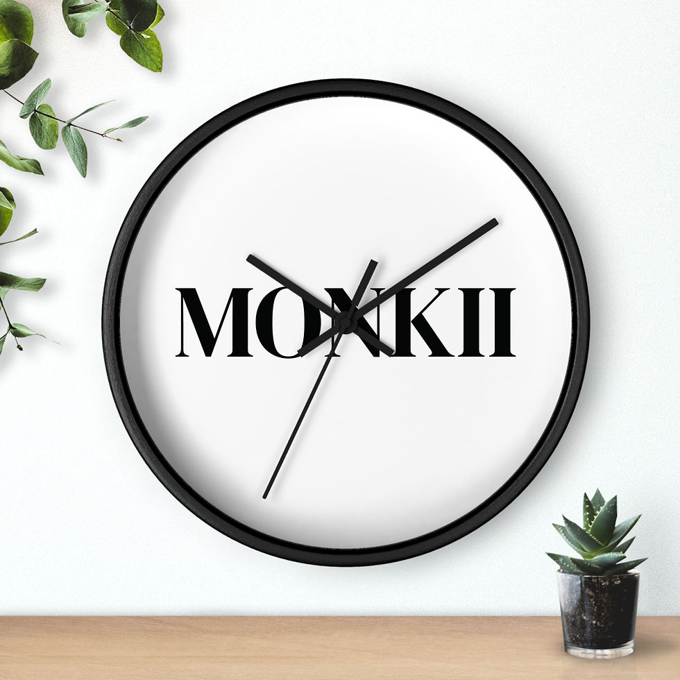Thumbnail: MONKII Wall Clock — Scandinavian Modern Home Decor