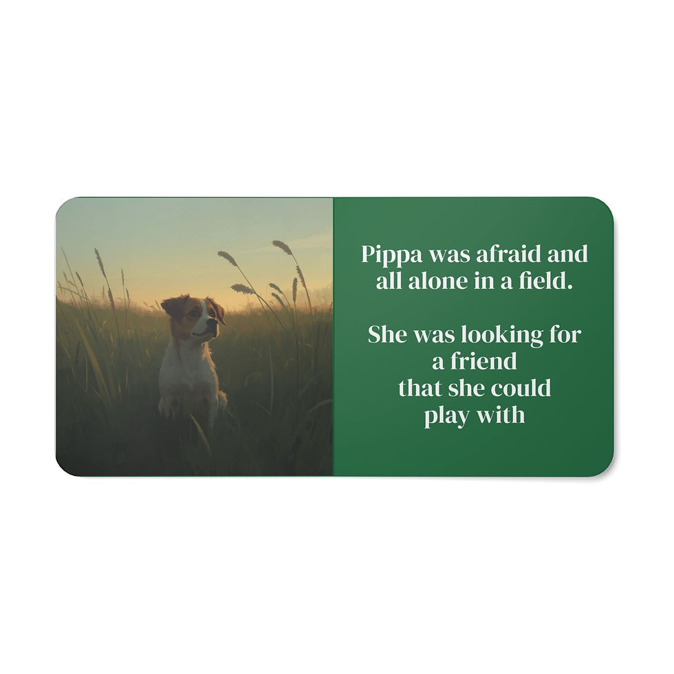 Thumbnail: Board Book — "Pippa Makes a Friend" Baby Puppy Picture Book for Toddlers