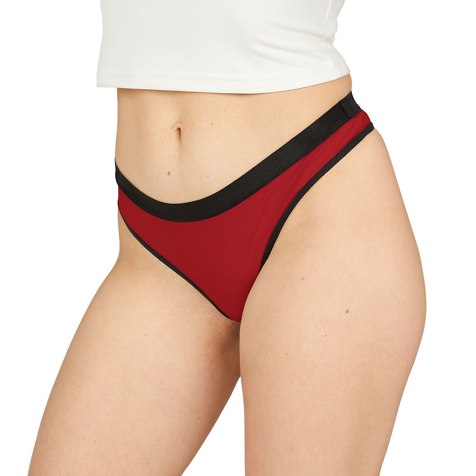 Thumbnail: Stylish MONKII Women's Red Thongs 