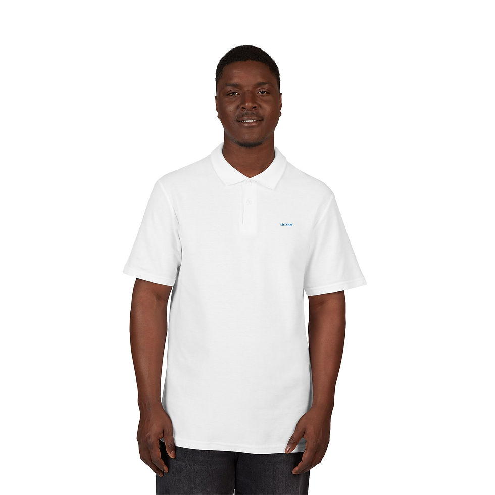 Thumbnail: MONKII Unisex Embroidered Polo Shirt - "Go Play"