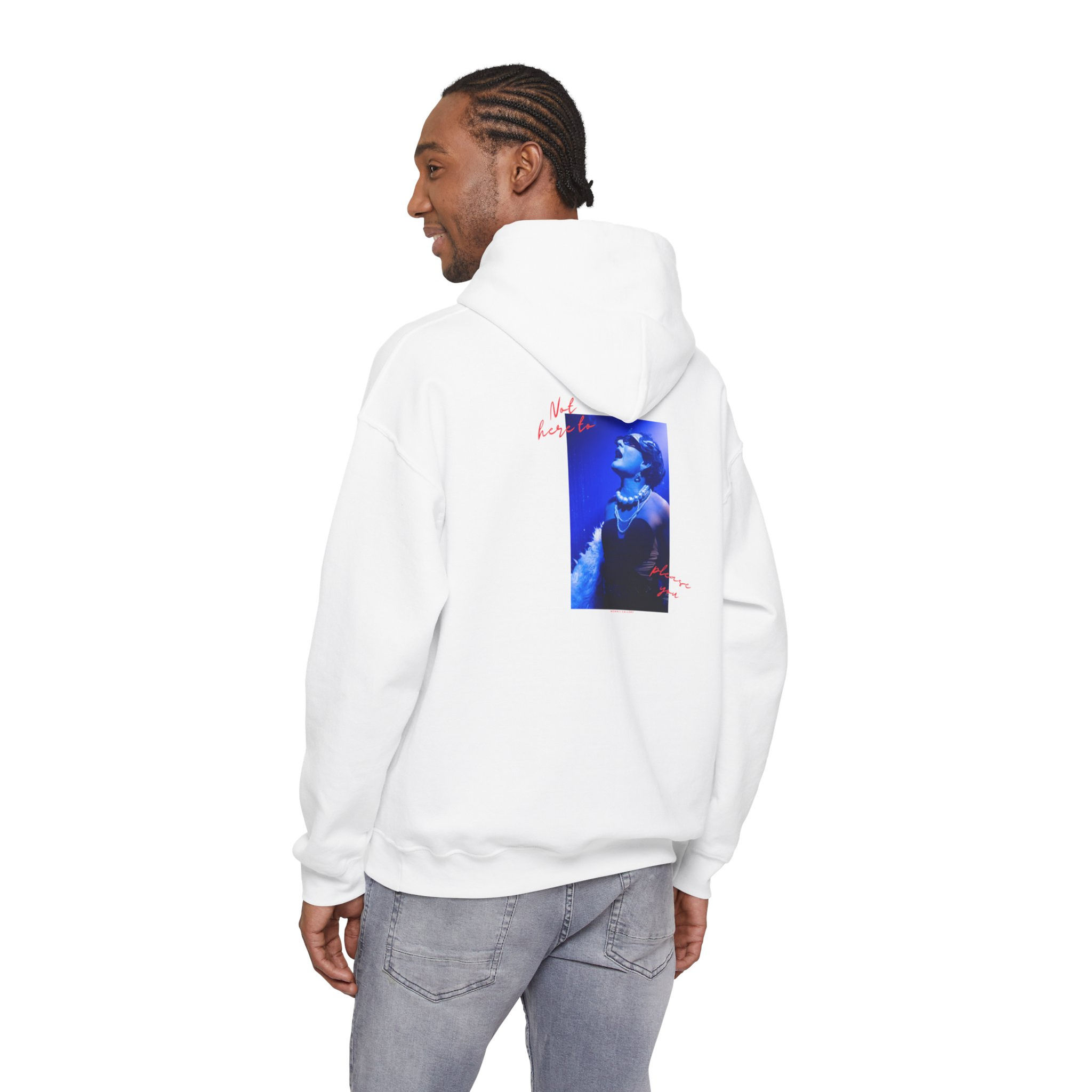Classic Vintage Streetwear Hoodie | 'Not Here to Please You' Equality Sweatshirt