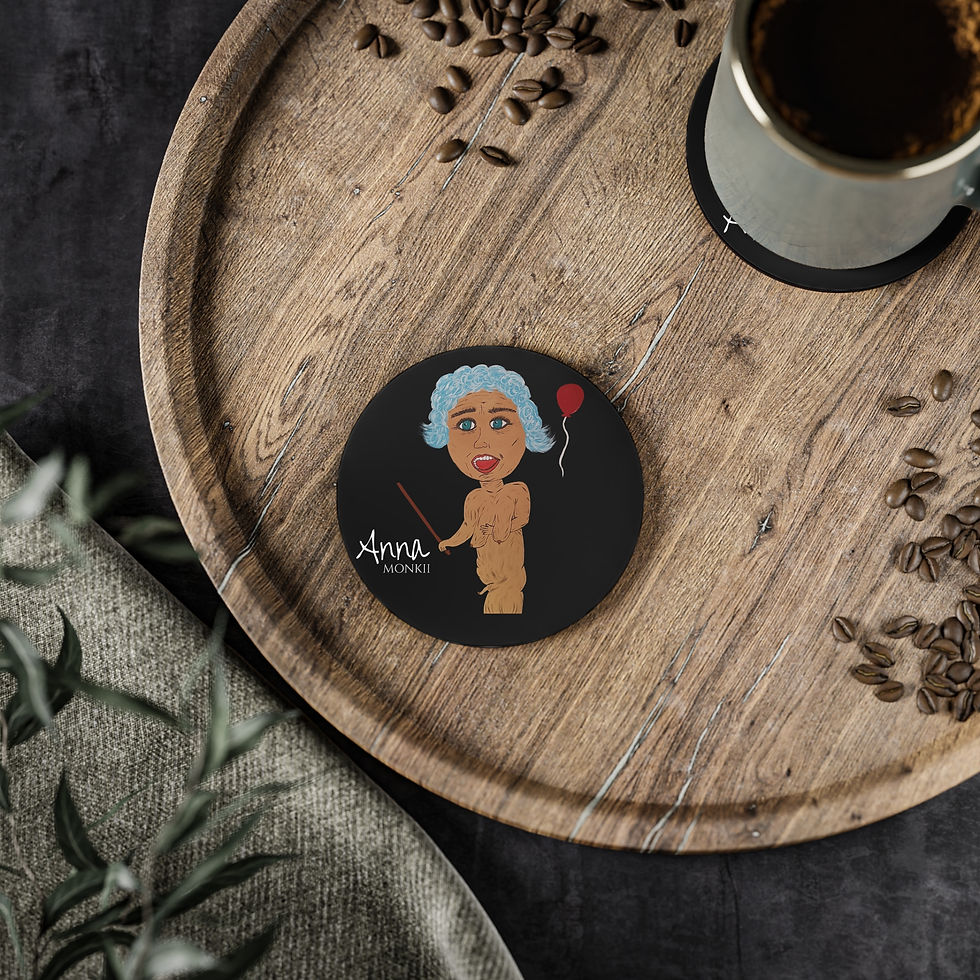 Thumbnail: "Anna" Collectible Art Coasters by MONKII