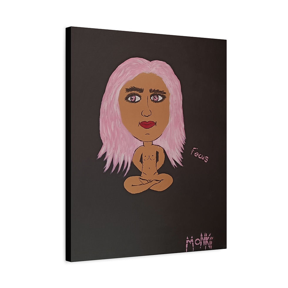 Thumbnail: “Focus” | Meditative Canvas Art Print — Stretched Matte Wall Art