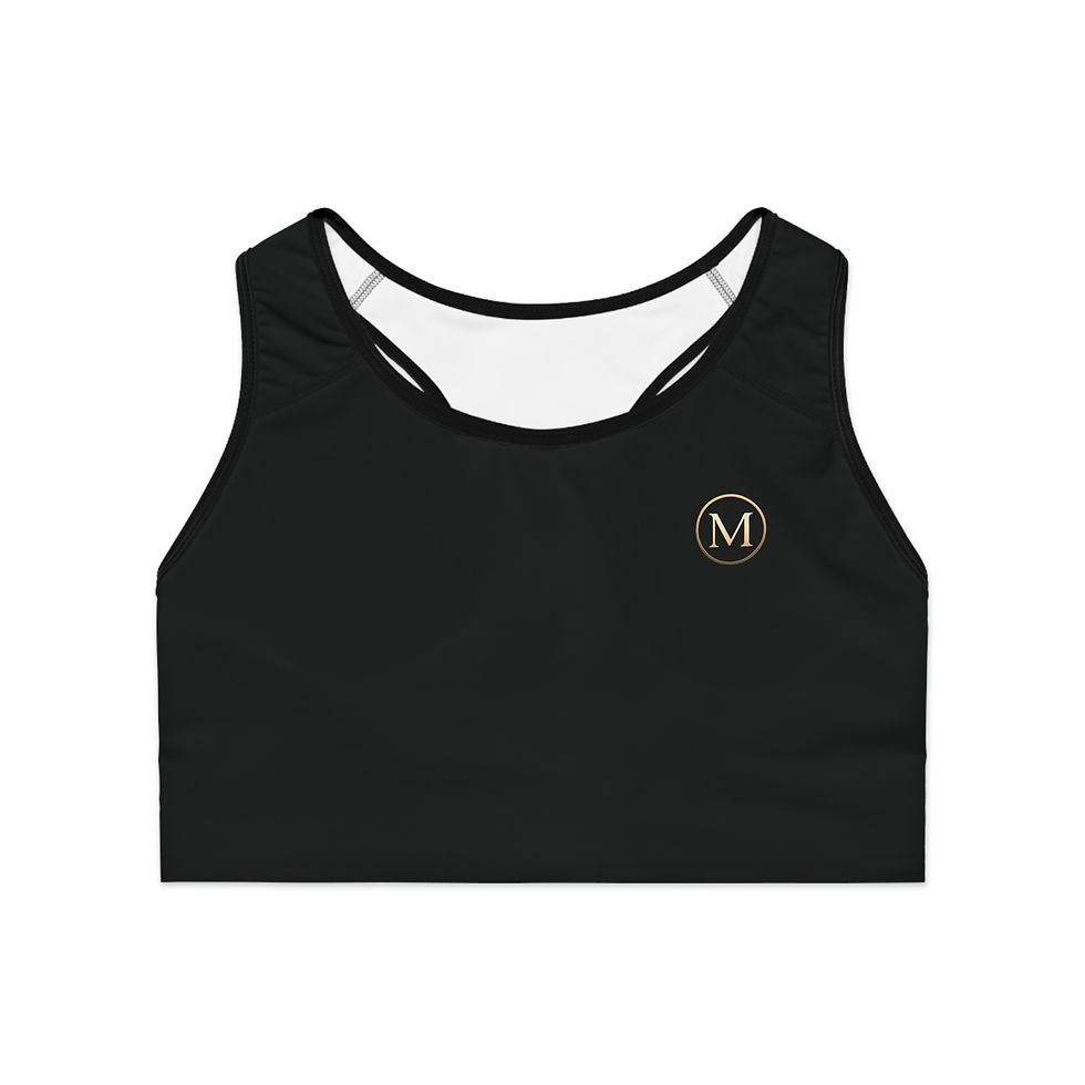 Thumbnail: MONKII Black Sports Bra 