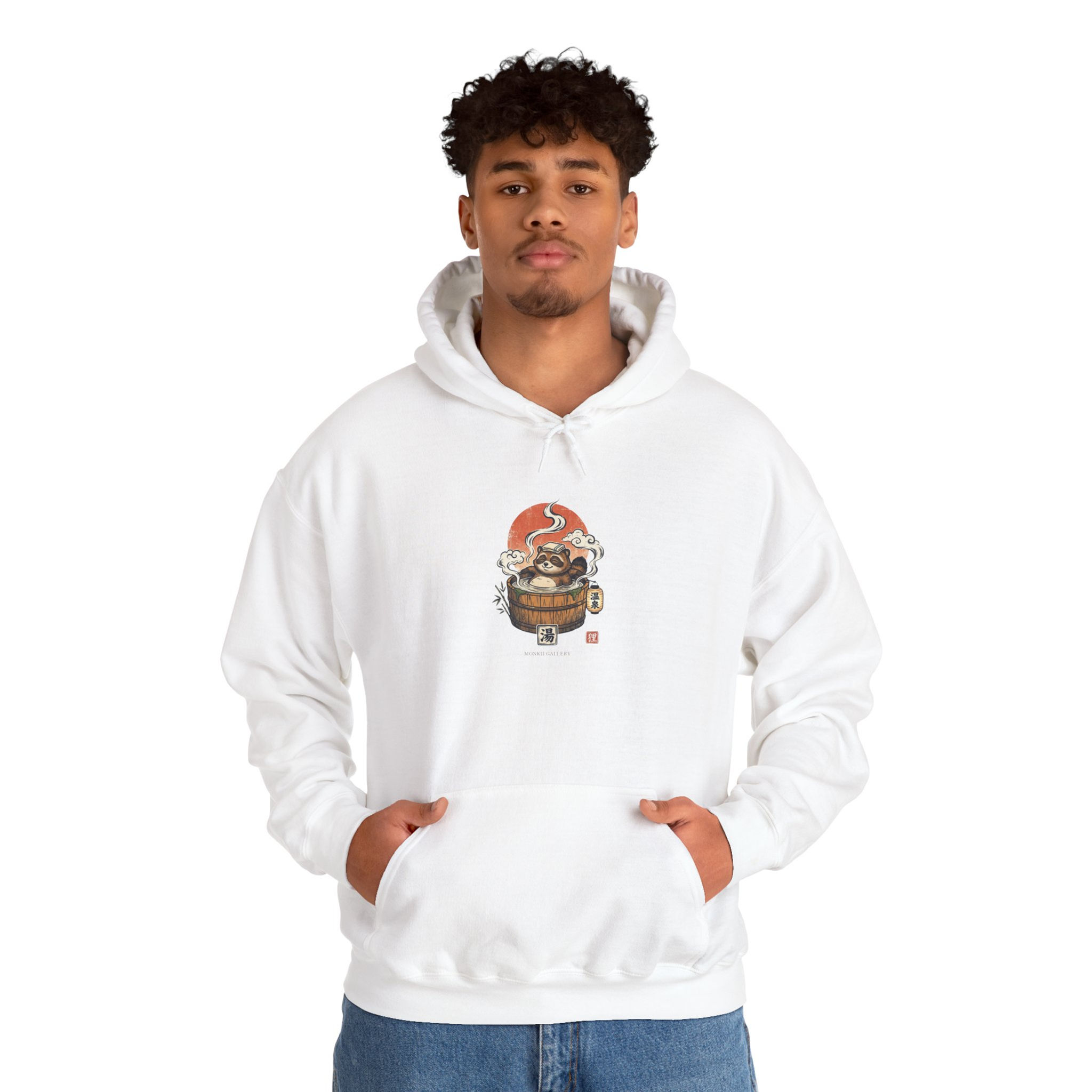 Zen Racoon Hoodie – Japanese Sweatshirt