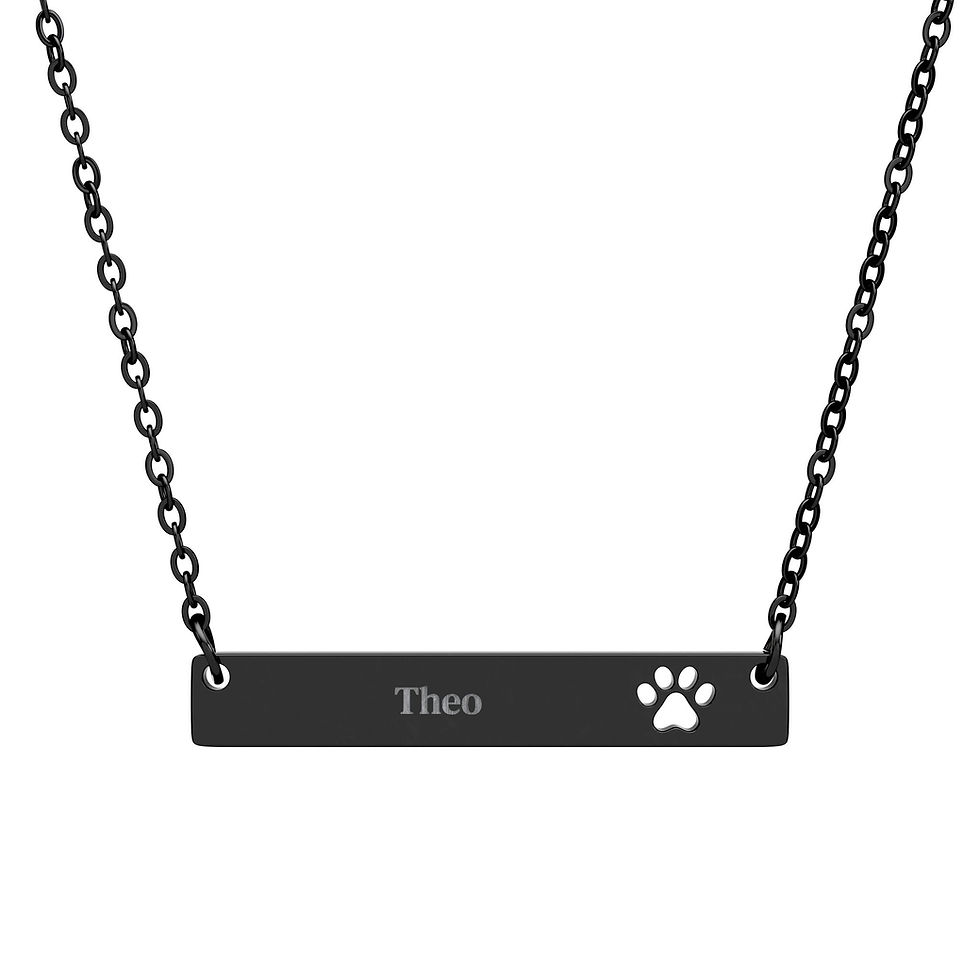 Thumbnail: "Theo" Engraved Necklace by MONKII 