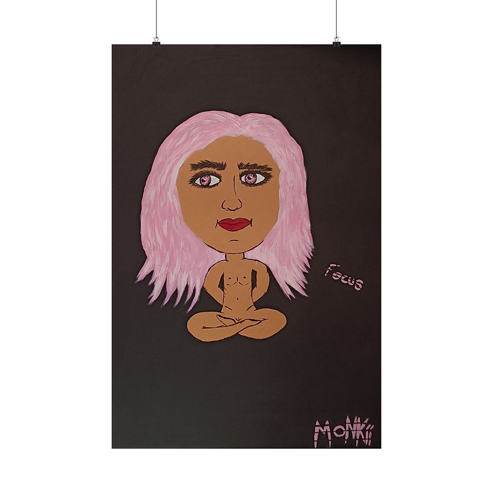 Thumbnail: Focus | Wall Art Poster — Contemporary Pop Art Print by MONKII