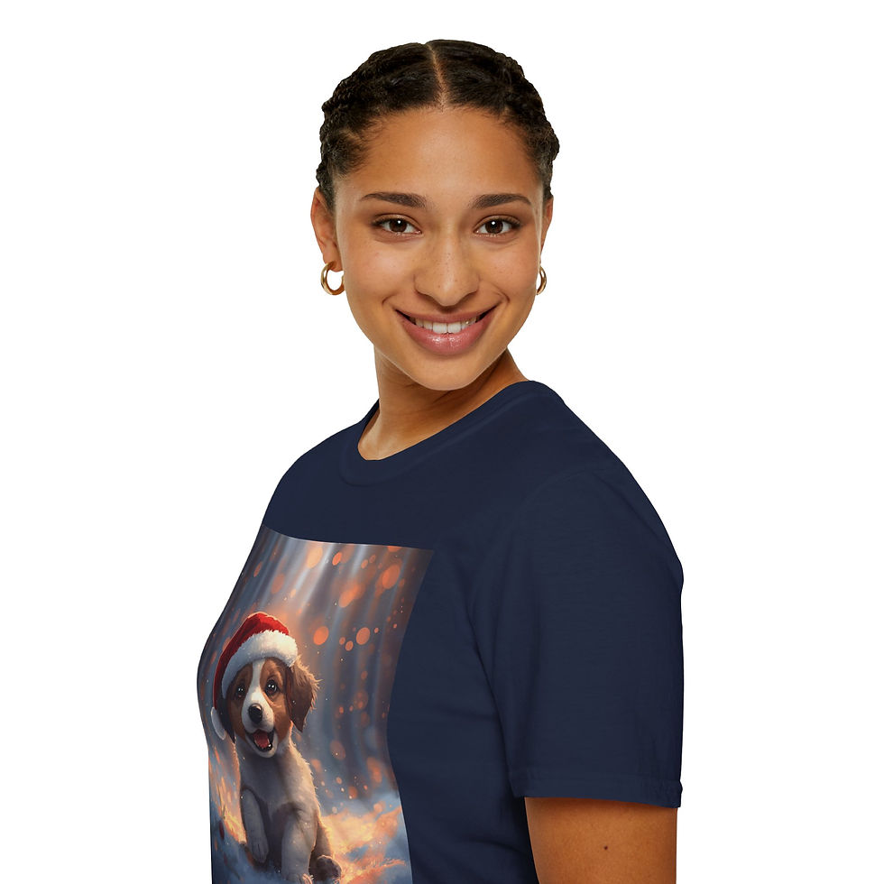 Thumbnail: Cute Christmas Puppy T-shirt