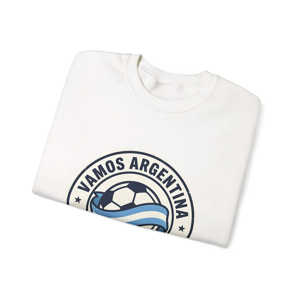 Thumbnail: Vamos Argentina Futbol 2026 Sweatshirt | Argentina Flag Soccer Pride