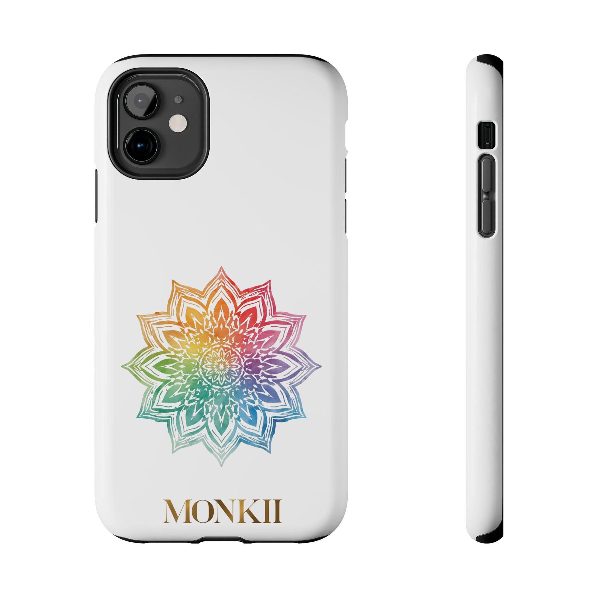 MONKII Rainbow Mandala - Tough Phone Case