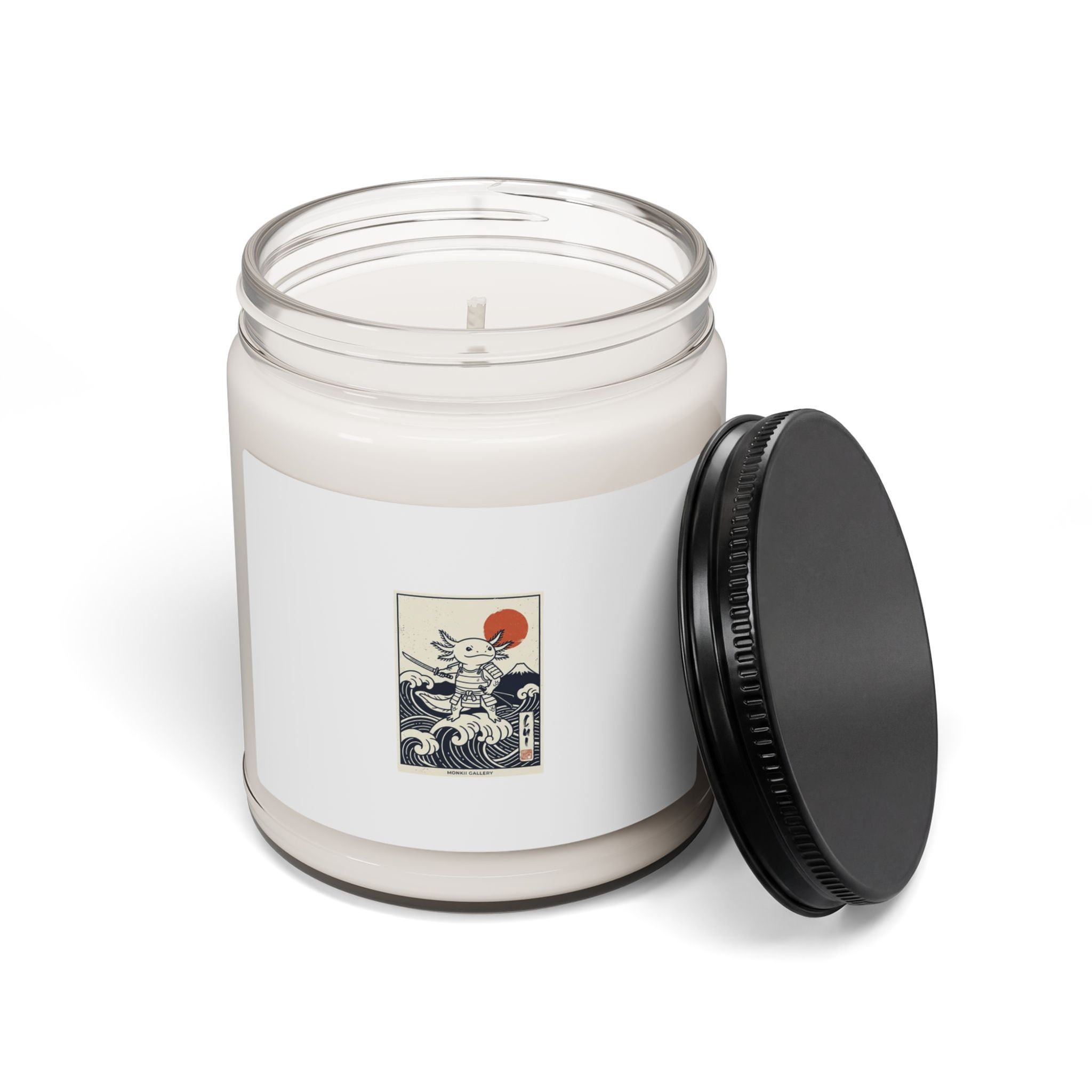 Japanese Samurai Animal Scented Soy Candle, 9oz