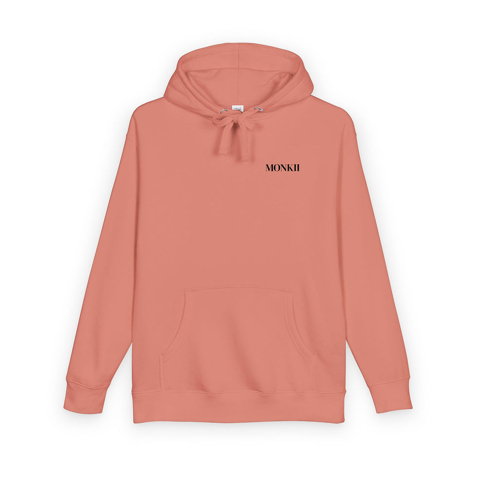 Thumbnail: Cozy White Unisex Fleece Hoodie by MONKII