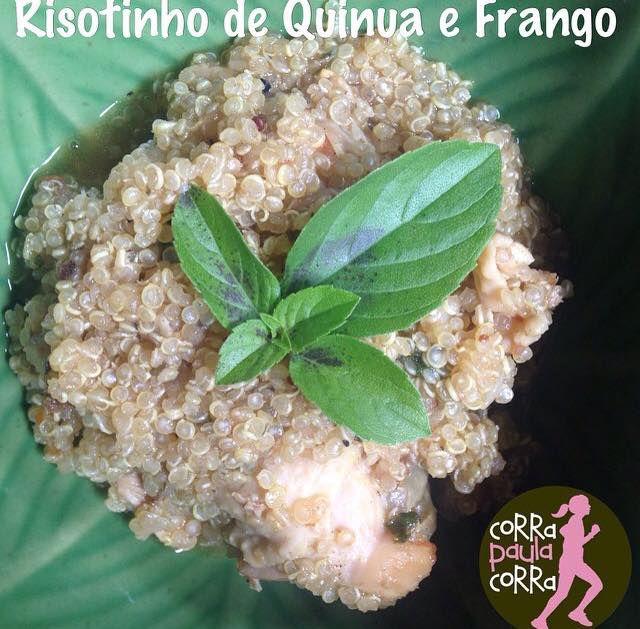 RECEITAS DA PAULINHA - Risotinho de Quinoa e Frango