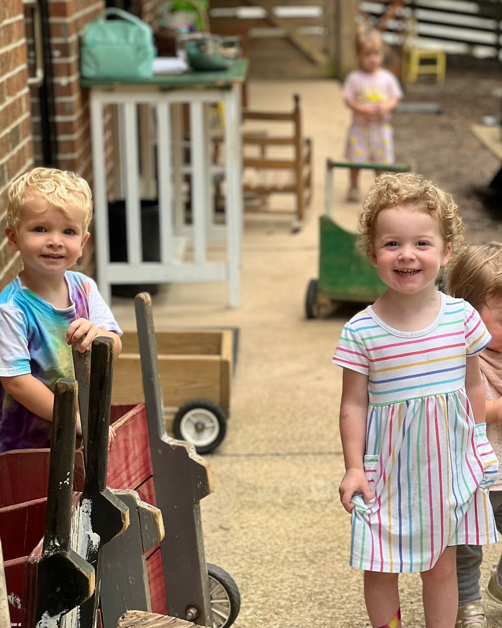 Nursery children's daily rhythm