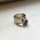 Thumbnail: Rosa Maria Black Rutilated Quartz Addison Ring