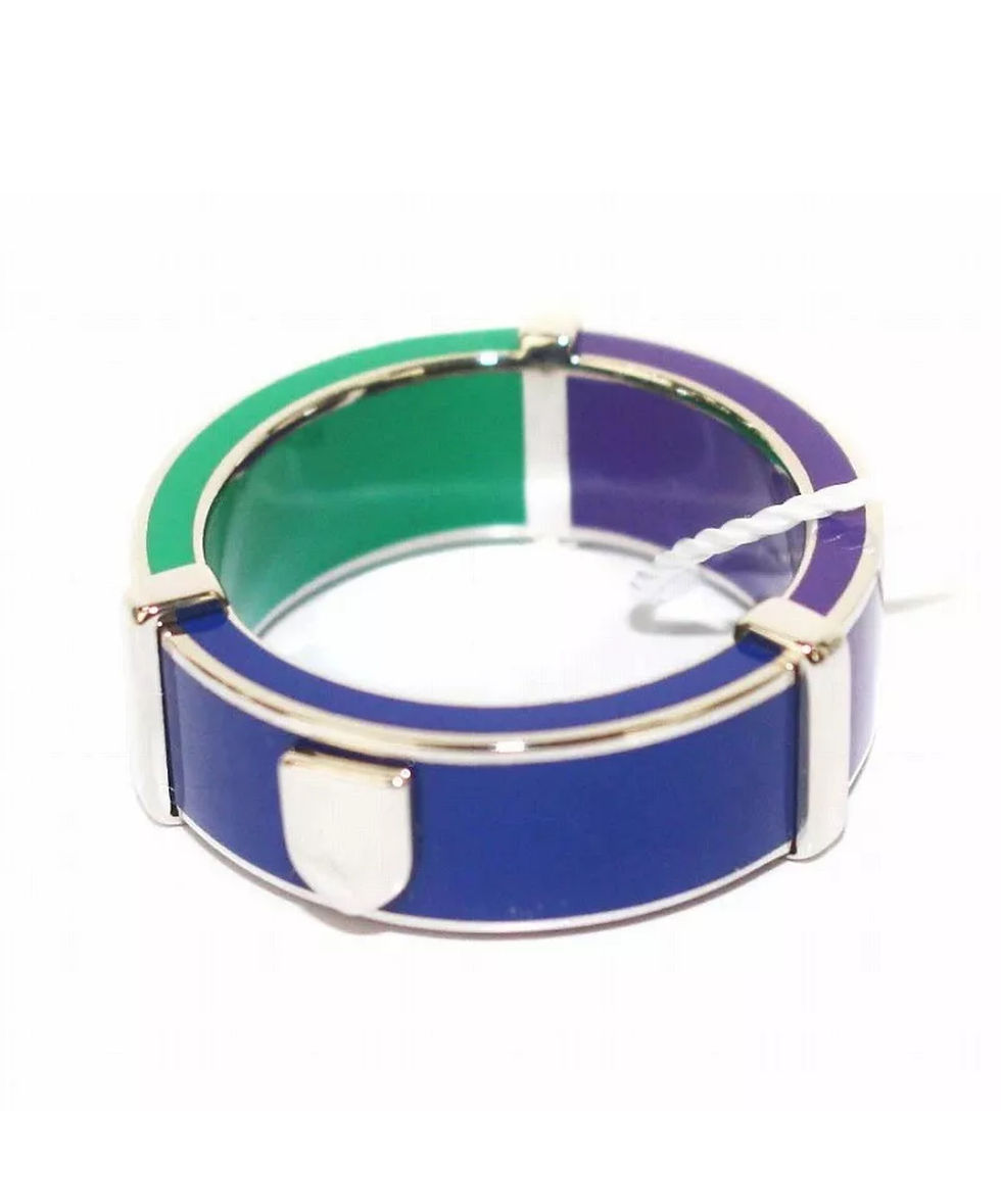 Thumbnail: Maison Margiela Mens Multicolour Brass Enamel Ring