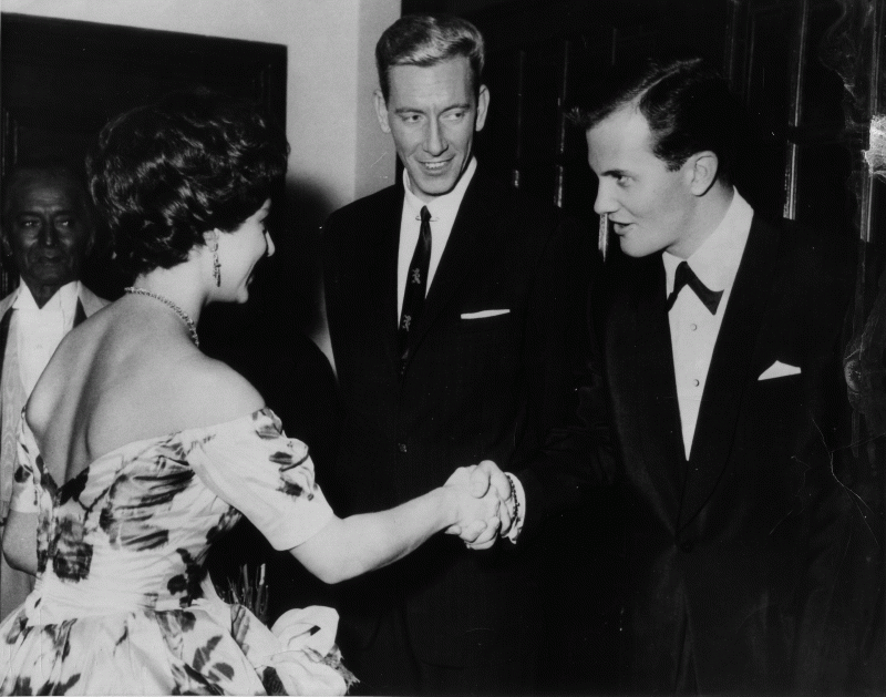 Pat meeting Princess Margaret
