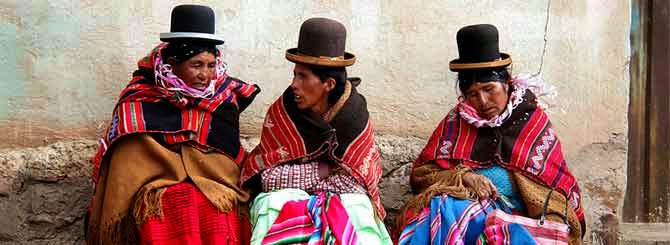 bolivian women's hats