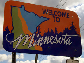 Welcome to Minnesota Highway Sign