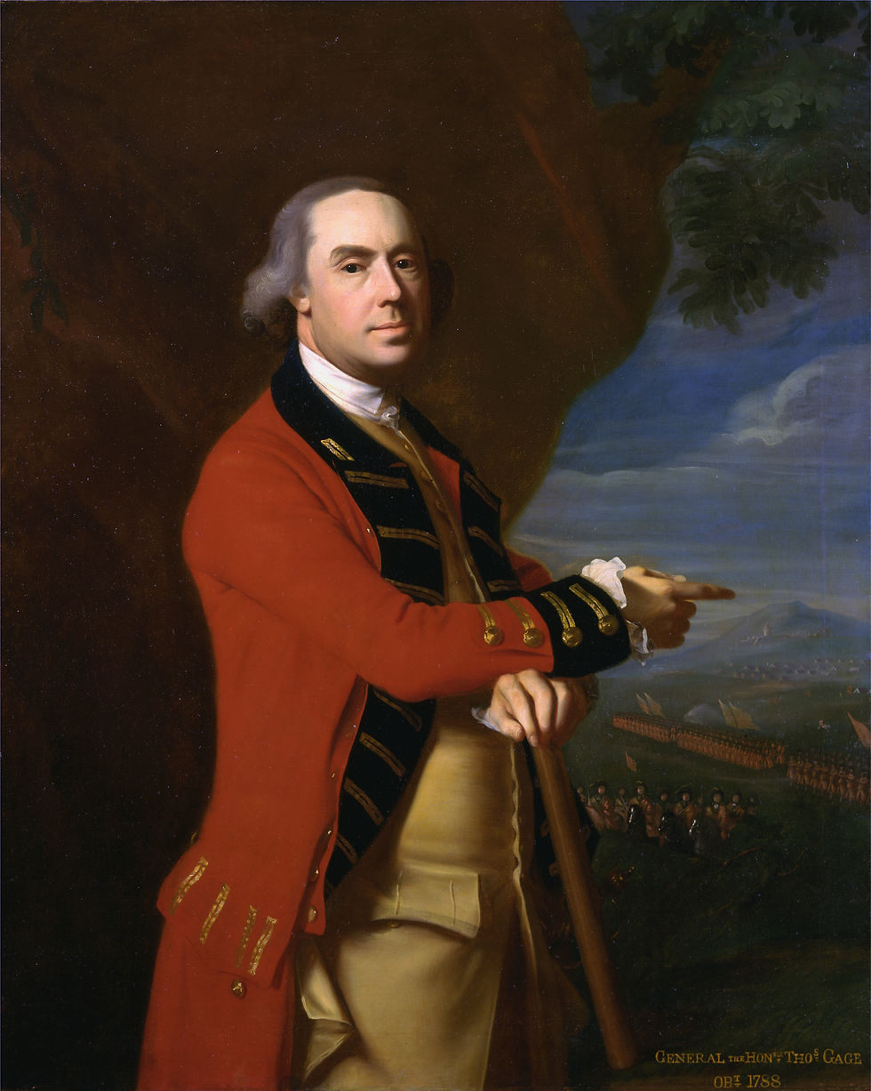 British General Thomas Gage