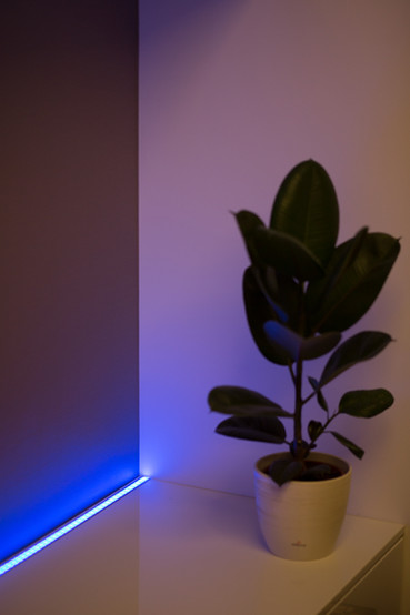 led v nábytku led pásik farby rgb svetelné stropy