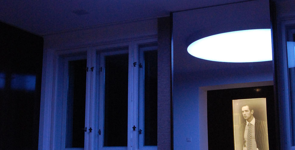 kruhové svietidlo LED farby RGB svetelné stropy