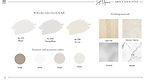 Neutral material and colour moodboard for an IKEA room blueprint