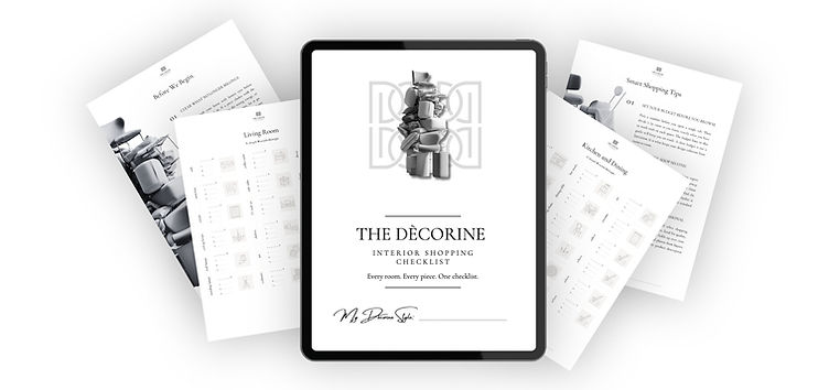 ipad mockup of free checklist pages