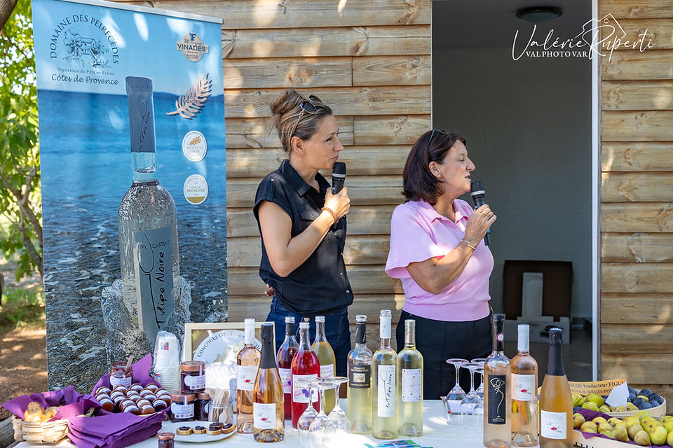 Domaine des Peirecedes pour la présentation des vins