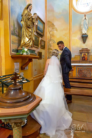 Le bouquet à la vierge cérémonie religieuse Giens