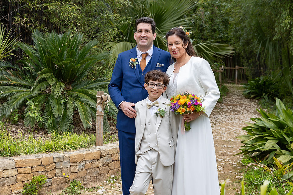 Photos de couple au jardin remarquable Baudouvin la Valette du var