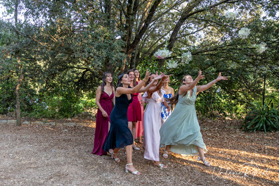Lancer du bouquet en mode un chacun