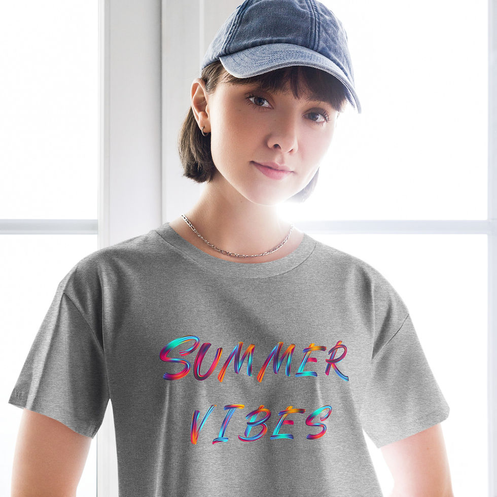 Thumbnail: Summer Vibes Women’s crop top