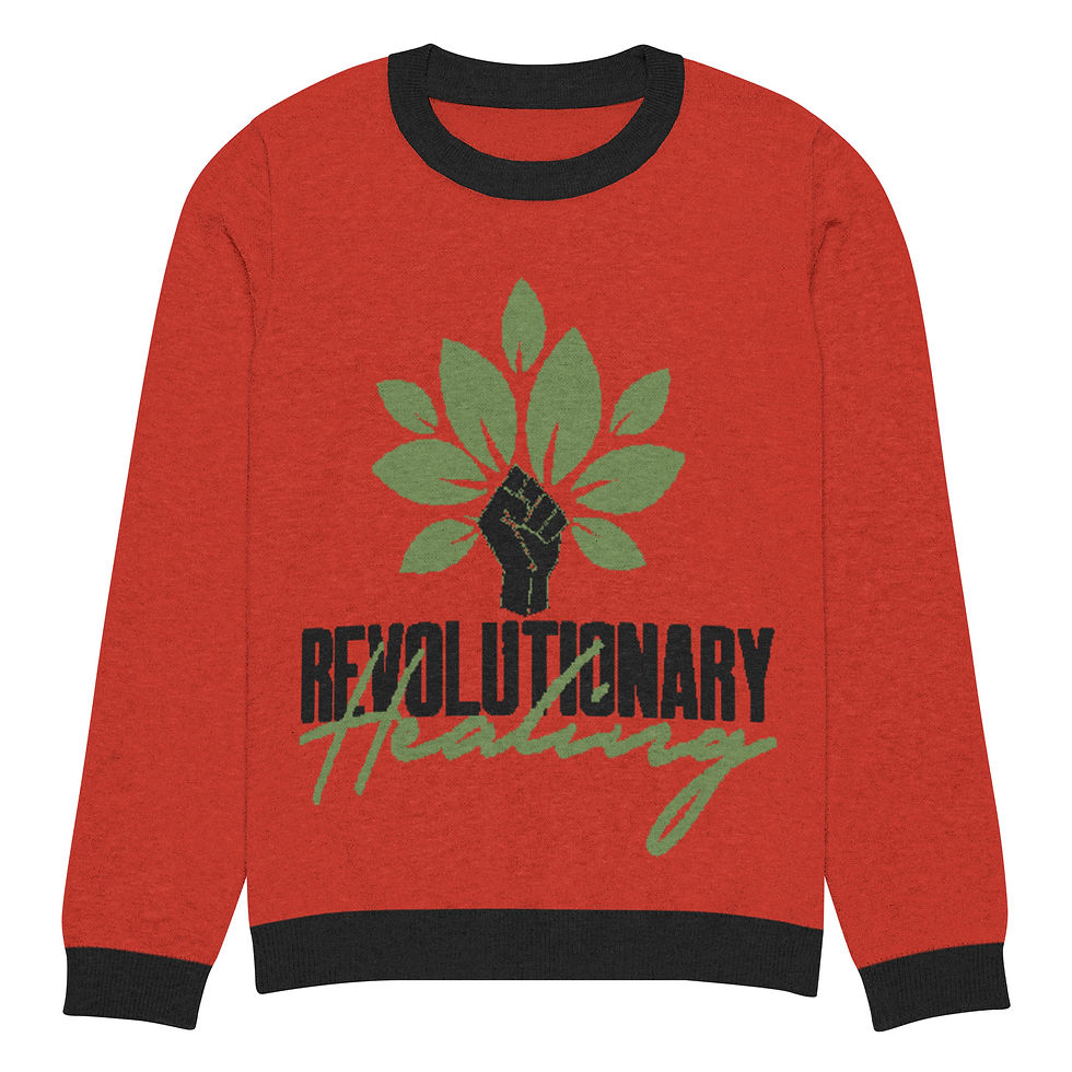 Thumbnail: Revolutionary Healing Knitted crew neck sweater