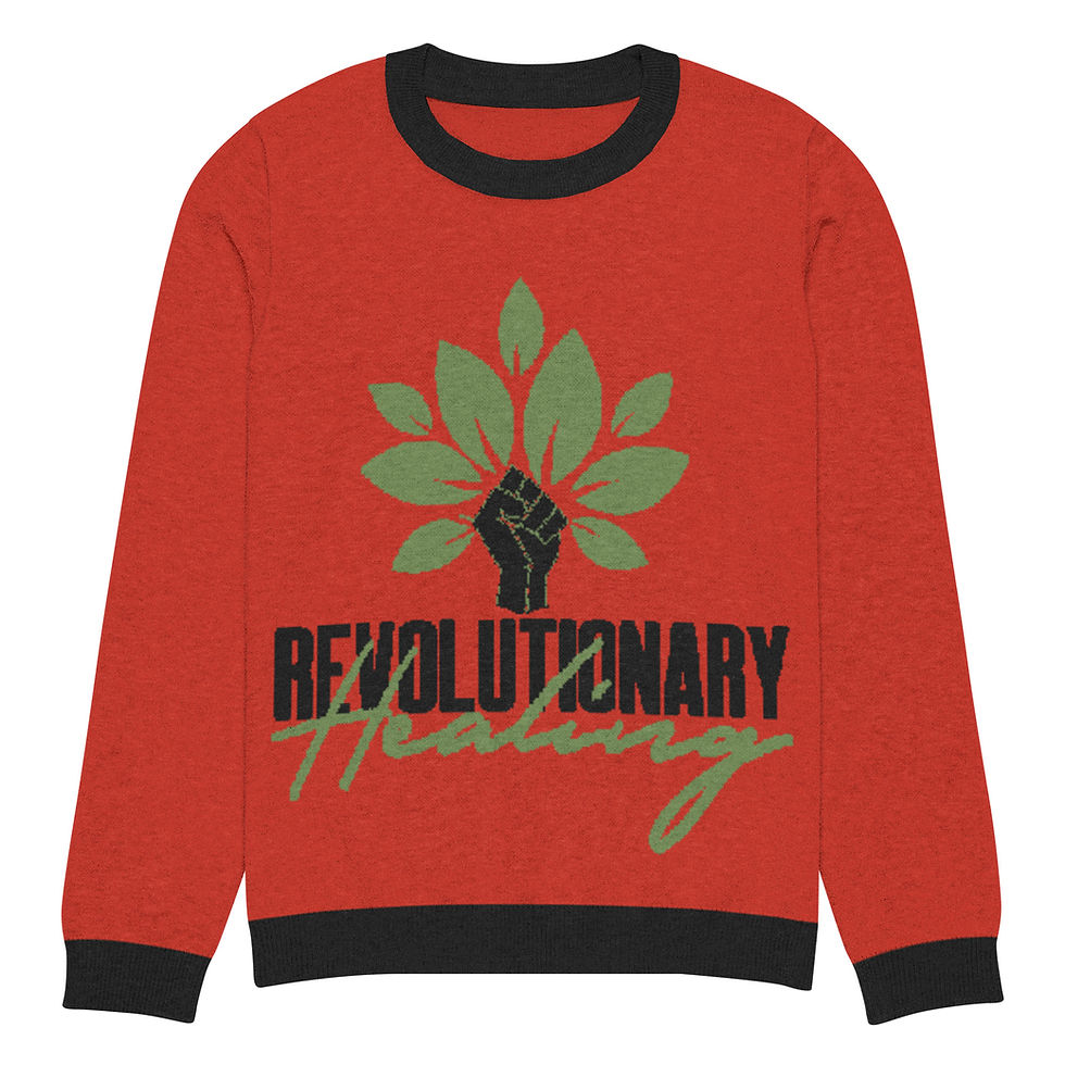 Thumbnail: Revolutionary Healing Knitted crew neck sweater