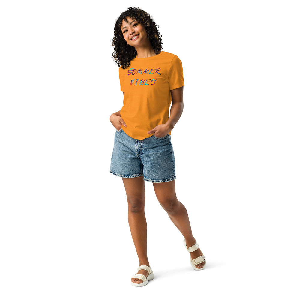 Thumbnail: Summer Vibes Women's Relaxed T-Shirt