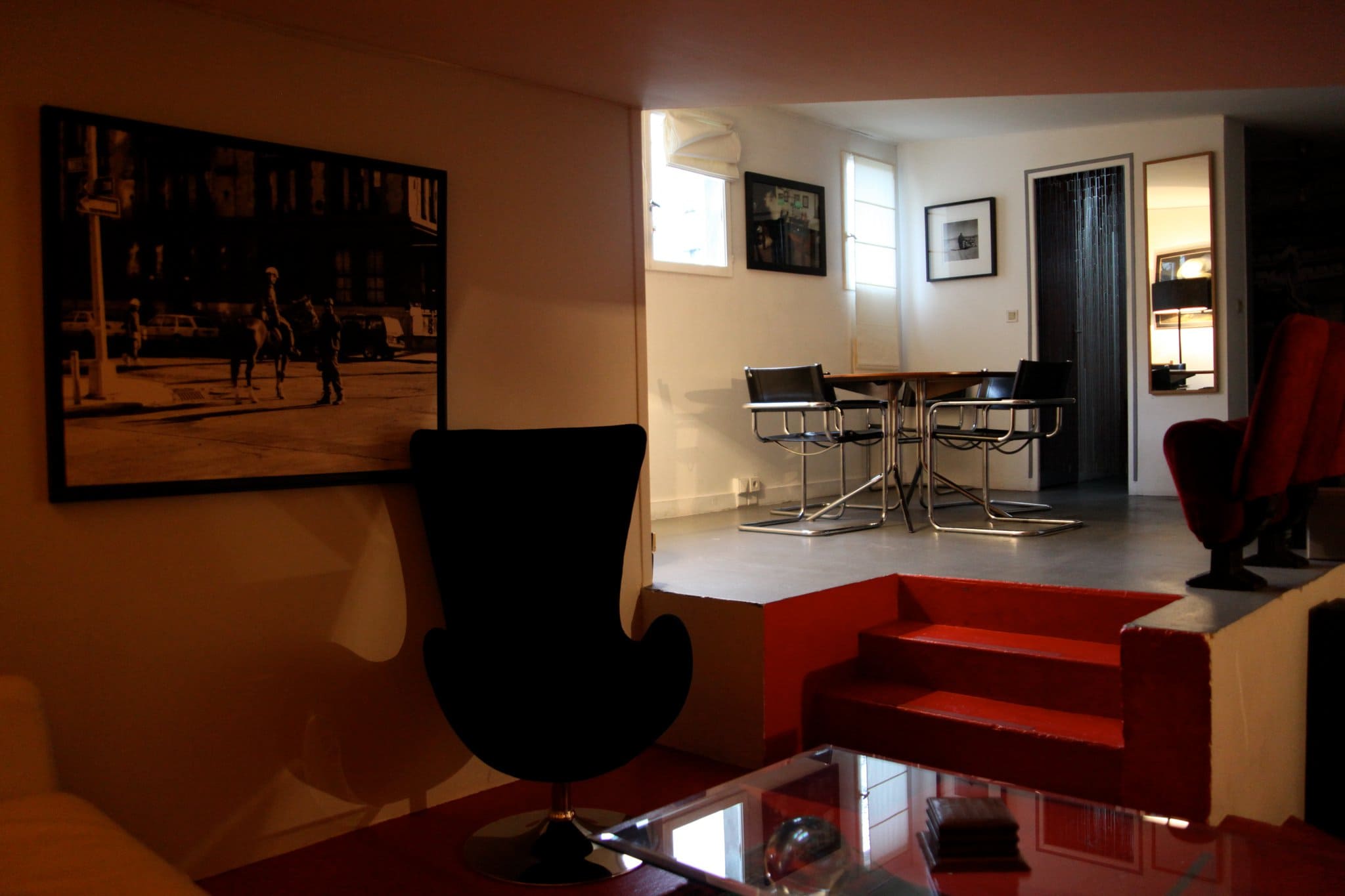 une loge à l'étage du grand studio ABEL14