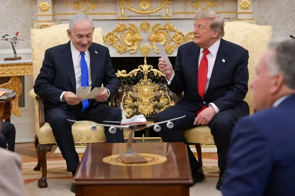 Trump and Netanyahu at the White House on July 28, 2026