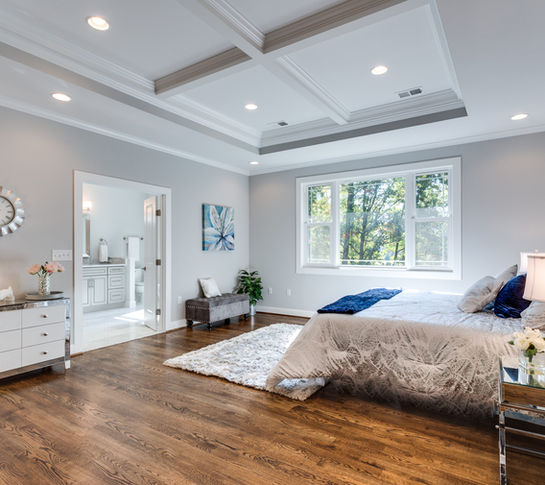 bedroom view of new home