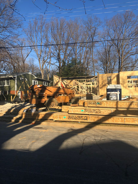 Custom home building process Thompson project