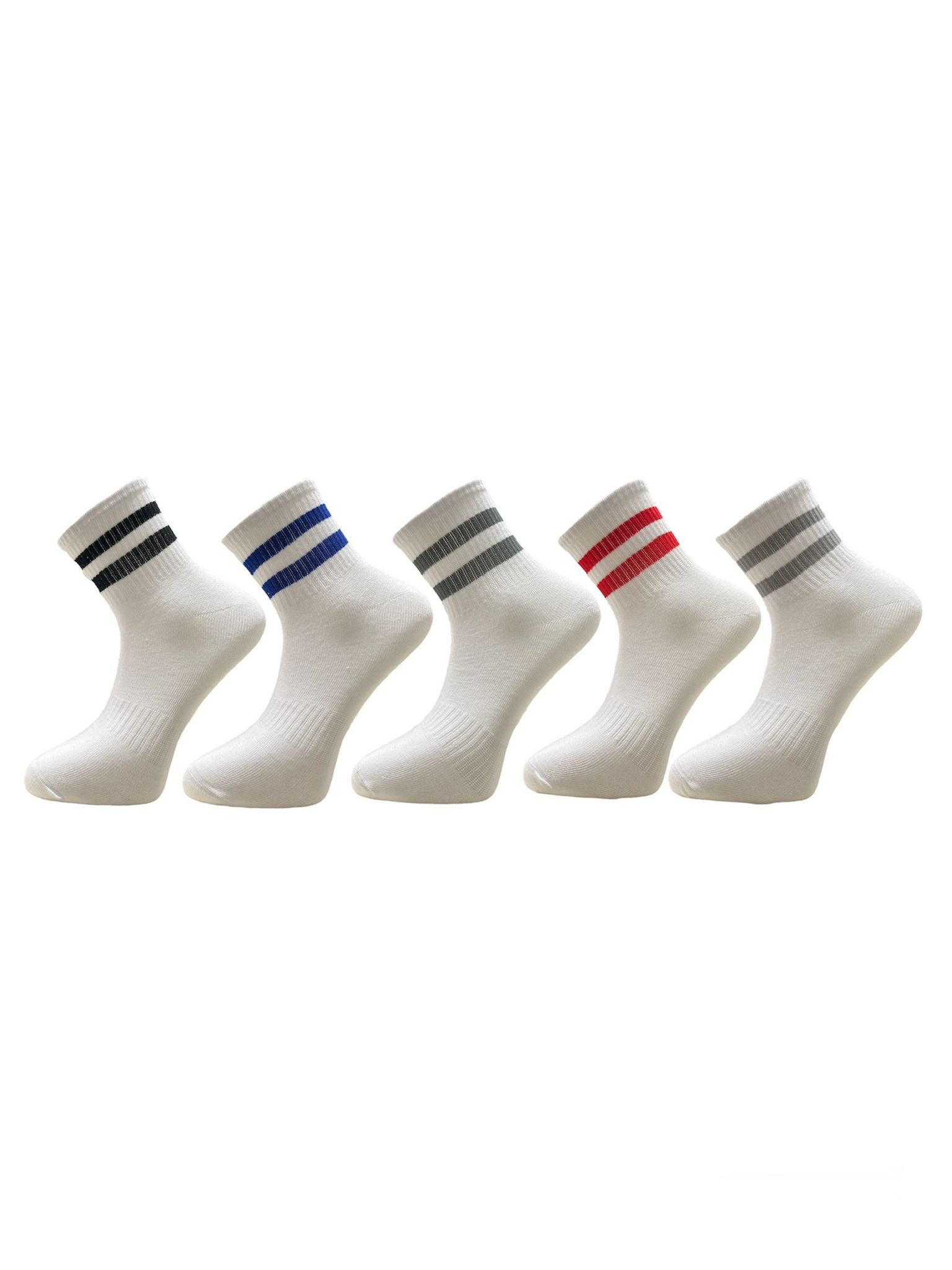 Enkel kousen - 5 pack streep